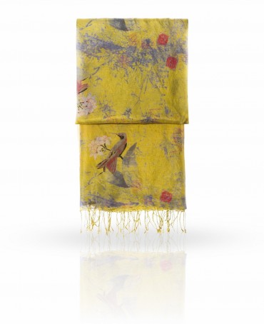 Палантин Женский S-VINTAGE.BIRD/YELLOW